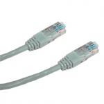 DATACOM Patchkabel 10m , UTP , Cat5e , RJ45,  šedý, 1560