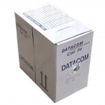 DATACOM FTP Cat5e PVC kabel 100m (lanko) šedý, 1370