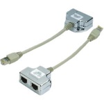 DATACOM "Y" adaptér STP CAT5E PC / PC+TEL, 4252