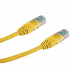 DATACOM Patch cord UTP CAT5E 1,5m žlutý, 1485