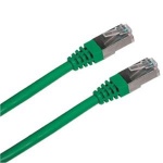 Patch cord FTP cat5e 1M zelený, 1614