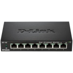 D-Link DES-108 kovový 8-port 10/100 Desktop Switch, DES-108/E