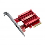 Asus XG-C100C - Síťový adap. 10GBase-T PCIe se zpět kompat. 5/2,5/1G a 100Mb/s; RJ45 a integr.QoS, 90IG0440-MO0R00