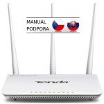 Tenda F3 (F303) WiFi N Router 802.11 b/g/n, 300 Mbps, WISP, Universal Repeater, 3x 5 dBi antény, 75010304