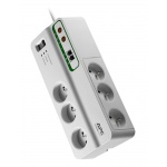 APC Home/Office SurgeArrest 6 Outlets with Phone and Coax Protection 230V France, PMH63VT-FR
