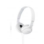 SONY sluchátka MDR-ZX110AP handsfree, bílé, MDRZX110APW.CE7