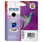 EPSON R265/360,RX560 Black Ink cartridge (T0801), C13T08014011 - originální