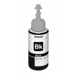 Epson T6641 Black ink container 70ml pro L100/200, C13T66414A - originální