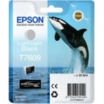 Epson T7609 Ink Cartridge Light Light Black, C13T76094010 - originální