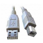 GEMBIRD USB kabel typu AB, délka 1,8m HQ černý, CCP-USB2-AMBM-6