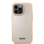 TUMI Aluminium Carbon Pattern Zadní Kryt pro iPhone 14 Pro Max Light Pink, TUHCP14XMCAP