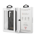 Guess 4G Charm Zadní Kryt pro Samsung Galaxy S23 Grey, GUHCS23SGF4GGR