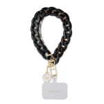 Guess Univerzální Popruh na Ruku 4G Charm Black, GUOUCBMC4MK