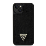 Guess Rhinestones Triangle Metal Logo Kryt pro iPhone 13 Black, GUHCP13MHDGTPK