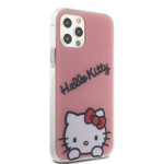 Hello Kitty IML Daydreaming Logo Zadní Kryt pro iPhone 12/12 Pro Pink, HKHCP12MHKDSP