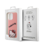 Hello Kitty IML Daydreaming Logo Zadní Kryt pro iPhone 13 Pro Pink, HKHCP13LHKDSP