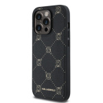 Karl Lagerfeld PU Karl Heads Pattern Magsafe Zadní Kryt pro iPhone 14 Pro Max Black, KLHMP14XPGKHPHK