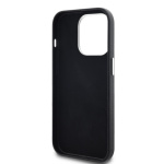 Karl Lagerfeld Grained PU Hotel RSG Zadní Kryt pro iPhone 14 Pro Black, KLHCP14LPGWCMKHK