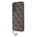 Guess 4G Charm Zadní Kryt pro Samsung Galaxy A55 Brown, GUHCSA55GF4GBR