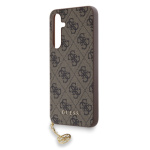 Guess 4G Charm Zadní Kryt pro Samsung Galaxy A55 Brown, GUHCSA55GF4GBR