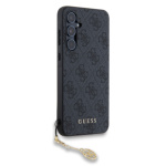 Guess 4G Charm Zadní Kryt pro Samsung Galaxy A55 5G Grey, GUHCSA55GF4GGR