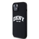 DKNY Liquid Silicone Arch Logo MagSafe Zadní Kryt pro iPhone 11 Black, DKHMN61SNYACH