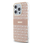 DKNY PC/TPU Repeat Pattern Tonal Stripe Magsafe Zadní Kryt pro iPhone 13 Pro Max Pink, DKHMP13XHRHSEP