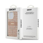 DKNY PC/TPU Repeat Pattern Tonal Stripe Magsafe Zadní Kryt pro iPhone 13 Pro Max Pink, DKHMP13XHRHSEP