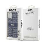 DKNY PC/TPU Repeat Pattern Tonal Stripe Magsafe Zadní Kryt pro iPhone 11 Blue, DKHMN61HRHSEB