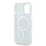 DKNY PC/TPU Repeat Pattern Tonal Stripe Magsafe Zadní Kryt pro iPhone 15 Blue, DKHMP15SHRHSEB