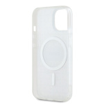 DKNY PC/TPU Repeat Pattern Tonal Stripe Magsafe Zadní Kryt pro iPhone 14 Beige, DKHMP14SHRHSEE