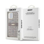 DKNY PC/TPU Repeat Pattern Tonal Stripe Magsafe Zadní Kryt pro iPhone 15 Beige, DKHMP15SHRHSEE