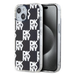 DKNY PC/TPU Checkered Pattern Zadní Kryt pro iPhone 15 Black, DKHCP15SHDLCEK