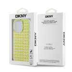 DKNY PC/TPU Repeat Pattern Zadní Kryt pro iPhone 15 Pro Max Yellow, DKHCP15XHOPECY