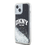 DKNY Liquid Glitter Arch Logo Zadní Kryt pro iPhone 11 Black, DKHCN61LBNAEK