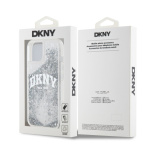 DKNY Liquid Glitter Arch Logo Zadní Kryt pro iPhone 15 Transparent, DKHCP15SLBNAET