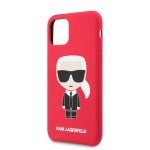 KLHCN61SLFKRE Karl Lagerfeld Iconic Body Kryt pro iPhone 11 Red, 2450145