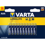 Varta Longlife AAA Baterie 10ks, 2441173