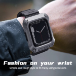 Nillkin DynaGuard Řemínek + Kryt pro Apple Watch Series 44mm 4/5/6 Black, 57983115357