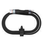 Nillkin Flowspeed Liquid Silicone Datový Kabel USB-C/USB-C 1,2m 60W Black, 57983116360