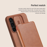 Nillkin Qin Book PRO Pouzdro pro Samsung Galaxy A55 5G Brown, 57983119810