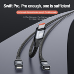 Nillkin Datový Kabel Swift Pro 3v1 1,5m Black, 57983119368