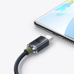 Baseus  Crystal Shine Series Datový Kabel USB - USB-C 100W 2m Black, CAJY000501