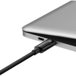 Baseus  Tungsten Gold Fast Charging Datový Kabel USB-C - USB-C 240W 2m Black, CAWJ040101