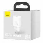 Baseus  Super Si Quick Nabíječka USB-C 20W White, CCSUP-B02