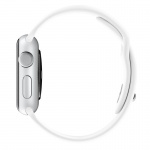 Tactical 499 Silikonový Řemínek pro Apple Watch 1/2/3/4/5/6/7/8/9/SE 42/44/45mm White, 2445833