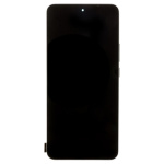 LCD Display + Dotyková Deska + Přední Kryt pro Xiaomi 12T/12T Pro Black, 57983112935 - neoriginální