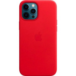  Apple Kožený Kryt vč. Magsafe pro iPhone 12 Pro Max Scarlet, MHKJ3ZE/A