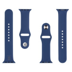 Tactical 837 Silikonový Řemínek pro Apple Watch 1/2/3/4/5/6/7/8/9/SE 38/40/41mm Navy Blue, 57983119918