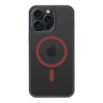 Tactical MagForce Hyperstealth 2.0 Kryt pro iPhone 15 Pro Max Black/Red, 57983121103